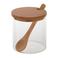 Barattolino da cucina con cucchiaio