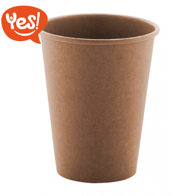 Bicchieri in carta da 340 ml. in colore beige o bianco