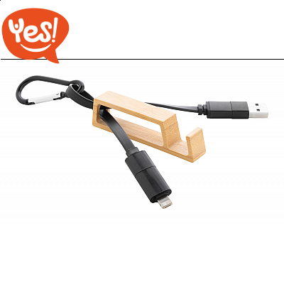 Cavo di ricarica con stand per smartphone