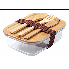 Contenitore portapranzo con posate