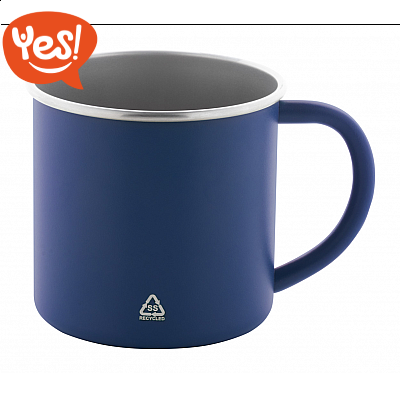 Mug riutilizzabile in acciaio riciclato