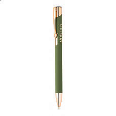 Penna gommata in alluminio riciclato