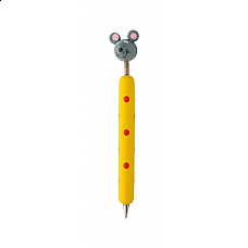 Penna in legno con animaletti