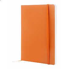 Quaderno a righe con copertina in pelle riciclata