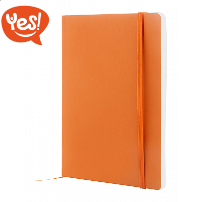 Quaderno a righe con copertina in pelle riciclata