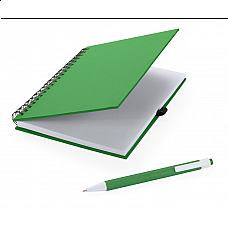 Quaderno a spirale con penna