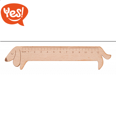 Righello in legno