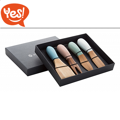 Set coltelli da formaggio in confezione regalo