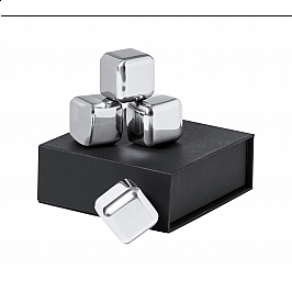 Set cubetti di ghiaccio riutilizzabili in confezione regalo