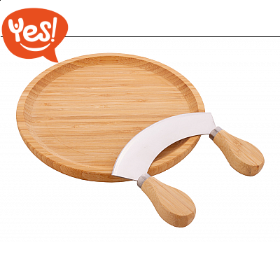 Set cucina tagliere e mezzaluna