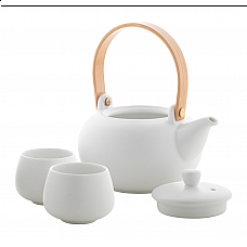Set da té con teiera e tazze