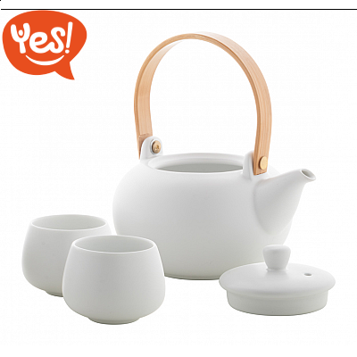 Set da té con teiera e tazze