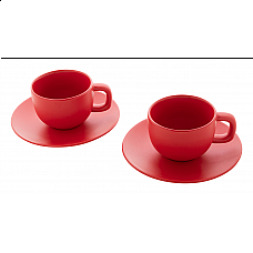 Set tazze cappuccino con piattini