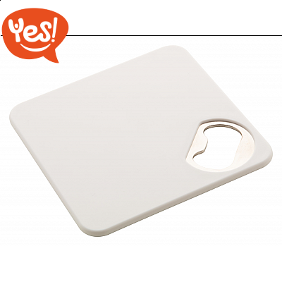 Sottobicchiere con apribottiglie