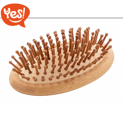 Spazzola per capelli in bambù