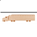 Righello in legno