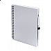 Quaderno a spirale con penna