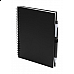 Quaderno a spirale con penna