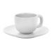 Set due tazzine da caffè con piattini