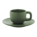 Set due tazzine da caffè con piattini