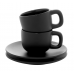 Set due tazzine da caffè con piattini