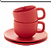 Set tazze cappuccino con piattini