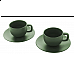 Set tazze cappuccino con piattini