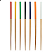 Set bacchette in bambù