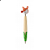 Penna in legno con animaletti