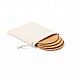 Set sottobicchieri in sughero con custodia