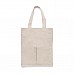 Borsa shopping in cotone pesante con tasche