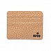 Porta carte di credito RFID in sughero
