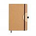 Quaderno in sughero con stand per smartphone
