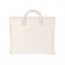 Borsa mare o shopper in cotone con zip