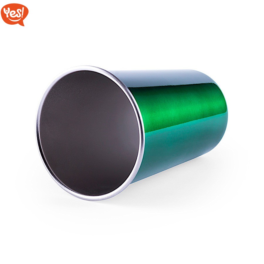 HALSE OUTFITTERS Bicchiere Termico Acciaio Inox Con Manico - 20 Cl - Isolato Sottovuoto - Verde Militare