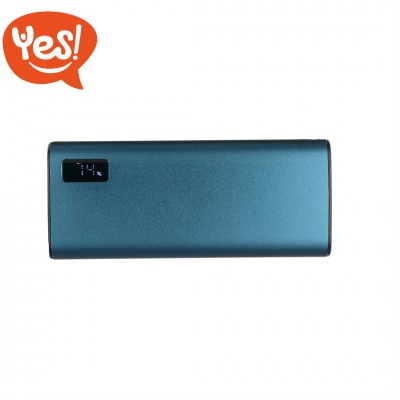 Batteria powerbank in alluminio riciclato