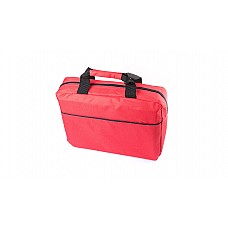 Borsa portadocumenti in poliestere con patta frontale con chiusura a clip sale