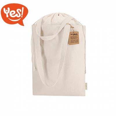 Borsa shopper con coulisse