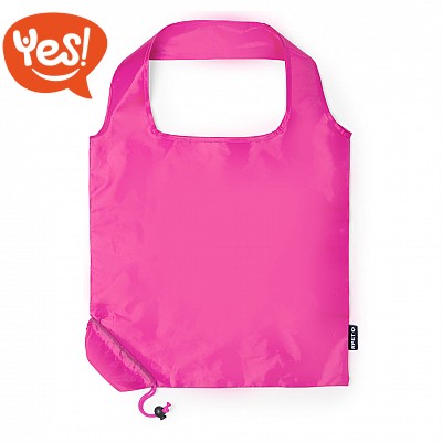 Borsa shopping ripiegabile in tessuto riciclato