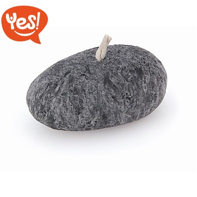 Candela a forma di pietra