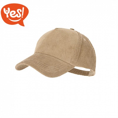 Cappellino effetto velluto a coste