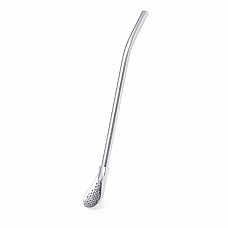 Cucchiaino stirrer da cocktail con filtro e cannuccia