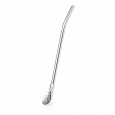 Cucchiaino stirrer da cocktail con filtro e cannuccia