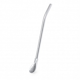 Cucchiaino stirrer da cocktail con filtro e cannuccia