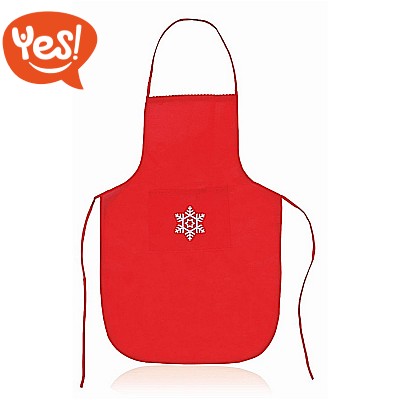 Grembiule in TNT con decorazione natalizia