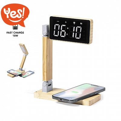 Lampada orologio multifunzione