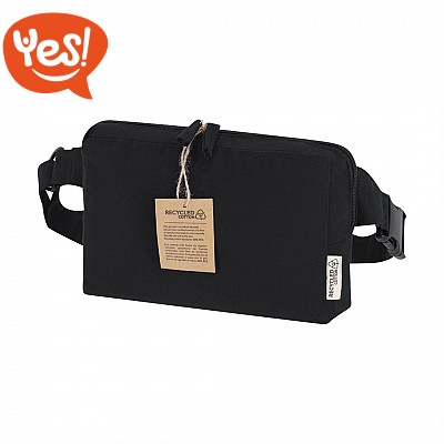 Marsupio unisex regolabile in cotone riciclato