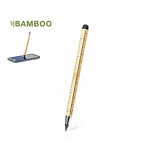 Matita eterna ecologica in bambù con righello e punta touch