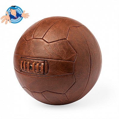 Pallone da calcio vintage in similpelle