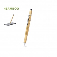 Penna multifunzione in bambù